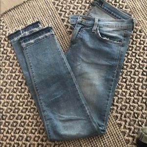 Flying Monkey raw hem denim